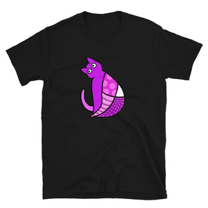 "Purple Mosaic Cat" T-Shirt