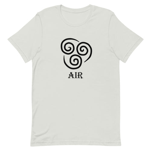 Air element symbol with the word 